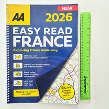Load image into Gallery viewer, AA Easy Read France Atlas 2026 the best size for navigating and planning