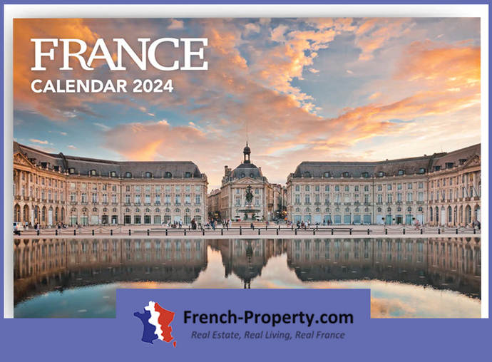 FRANCE Calendar 2024 (UK, EU and Rest of the World delivery) introduced by French-Property.com