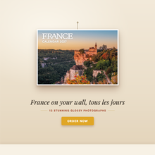 Load image into Gallery viewer, FRANCE Calendar 2027 (UK, EU and Rest of the World delivery)