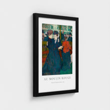 Load image into Gallery viewer, Au Moulin Rouge - Henri de Toulouse-Lautrec: Framed