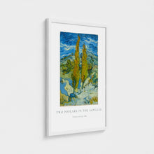 Load image into Gallery viewer, Two Poplars in the Alpilles - Vincent van Gogh - Framed print