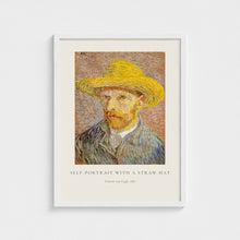 Load image into Gallery viewer, Self-Portrait with a Straw Hat - Vincent van Gogh - Framed print