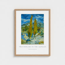 Load image into Gallery viewer, Two Poplars in the Alpilles - Vincent van Gogh - Framed print