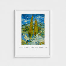 Load image into Gallery viewer, Two Poplars in the Alpilles - Vincent van Gogh - Framed print