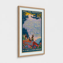 Load image into Gallery viewer, La Route des Alpes - Roger Broders - Framed print