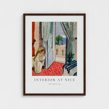Load image into Gallery viewer, Interior at Nice - Henri Matisse: Framed