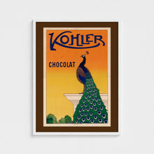 Load image into Gallery viewer, Kohler Chocolat - Printed by F. Champenois, Paris - Framed print