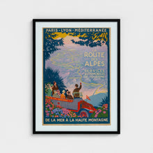 Load image into Gallery viewer, La Route des Alpes - Roger Broders - Framed print