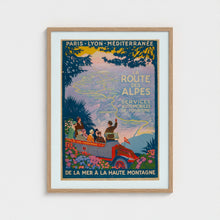 Load image into Gallery viewer, La Route des Alpes - Roger Broders - Framed print