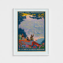 Load image into Gallery viewer, La Route des Alpes - Roger Broders - Framed print