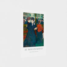 Load image into Gallery viewer, Au Moulin Rouge -  Henri de Toulouse-Lautrec: Print only