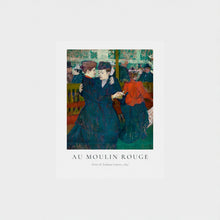 Load image into Gallery viewer, Au Moulin Rouge -  Henri de Toulouse-Lautrec: Print only
