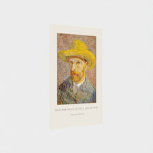 Load image into Gallery viewer, Self-Portrait with a Straw Hat - Vincent van Gogh - Print only