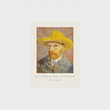 Load image into Gallery viewer, Self-Portrait with a Straw Hat - Vincent van Gogh - Print only