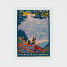 Load image into Gallery viewer, La Route des Alpes - Roger Broders - Print only