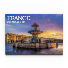 Load image into Gallery viewer, FRANCE Calendar 2025 (UK, EU and Rest of the World delivery)