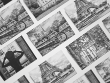 Load image into Gallery viewer, France in Black &amp; White (Pack of 5)